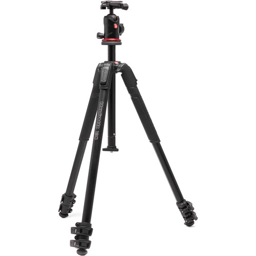Manfrotto MK190X3 3-Section Photo AS Aluminum Tripod with Ball Head
