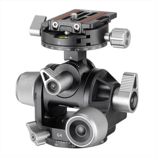 LEOFOTO G4 Geared Head with Panning Clamp
