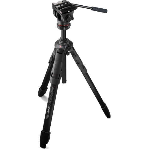 MANFROTTO  One Hybrid Auminum Tripod With 500X Fluid Head