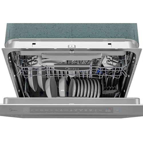 Midea 25" 45dB Built-In Dishwasher with Third Rack (MDT24P4AST) - Stainess Steel