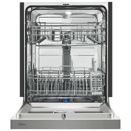 Lave-vaisselle encastrable 24 po 52 dB de Midea - Acier inoxydable