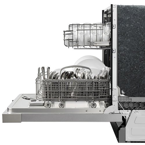 Lave-vaisselle encastrable 24 po 52 dB de Midea - Acier inoxydable