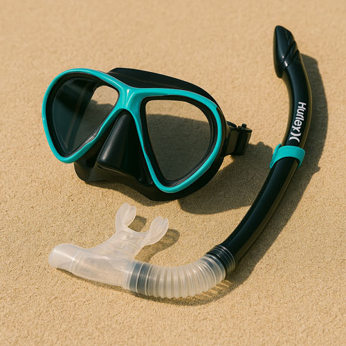 Hurley Adult Snorkel Set - Blue