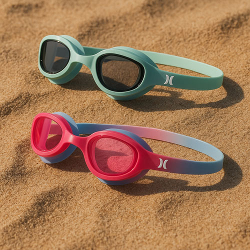 Lunettes de natation pour jeunes Solari de Hurley - Paquet de 2 - Bleu/Rose