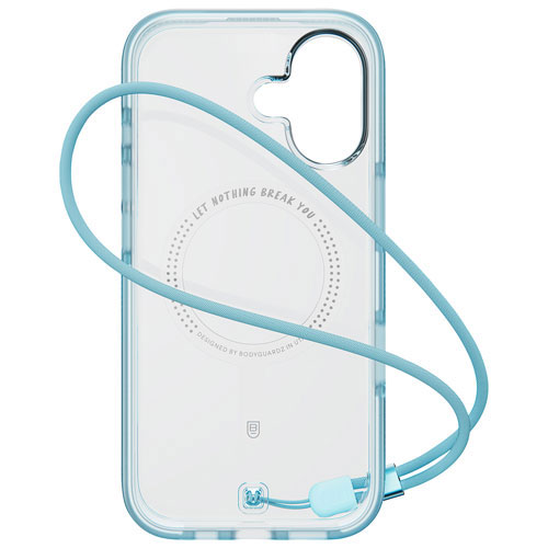 Étui souple ajusté Ace Pro de BodyGuardz avec MagSafe pour iPhone 17 - Bleu