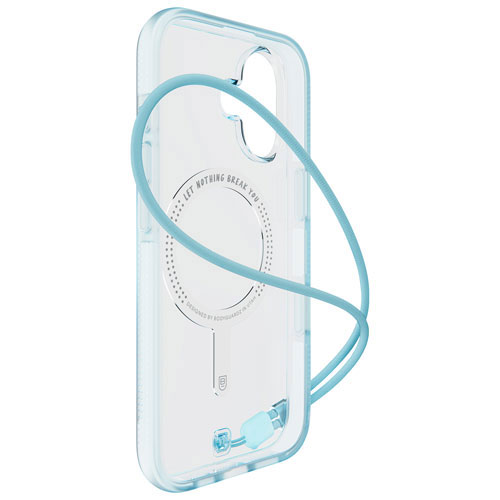 Étui souple ajusté Ace Pro de BodyGuardz avec MagSafe pour iPhone 17 - Bleu