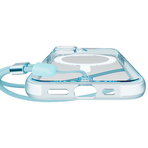 Étui souple ajusté Ace Pro de BodyGuardz avec MagSafe pour iPhone 17 - Bleu