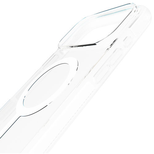 BodyGuardz Ace Pro Fitted Soft Shell Case with MagSafe for iPhone 17 Pro Max - Clear/White