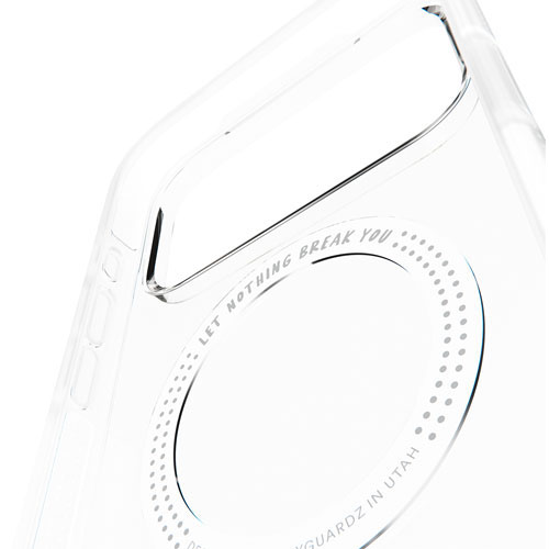 BodyGuardz Ace Pro Fitted Soft Shell Case with MagSafe for iPhone 17 Pro Max - Clear/White