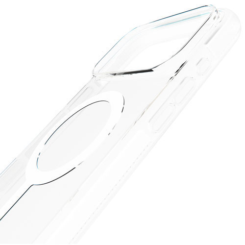 BodyGuardz Ace Pro Fitted Soft Shell Case with MagSafe for iPhone 17 Pro - Clear/White