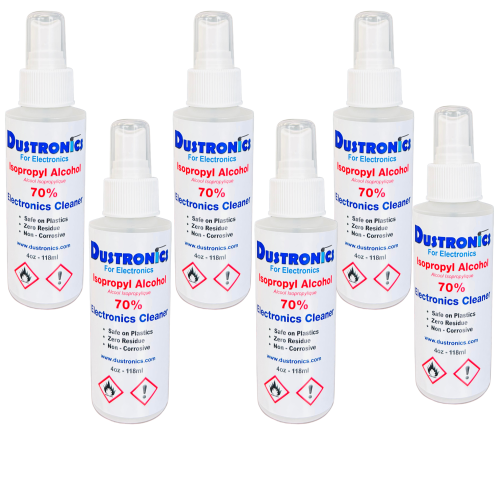 Isopropyl Alcohol 70%, 4oz, 118ml pump spray, 6 Pack