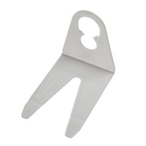 LightingByHHD Shingle Tabs – 100-Pack Commercial-Grade Christmas Light Clips for C7 & C9 Bulbs, White