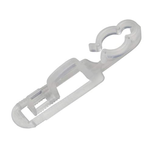 LightingByHHD Omni All-in-One Christmas Light Clips – 100 Pack for C9, C7, Mini, and Icicle Lights – Gutter & Shingle Mounting, White