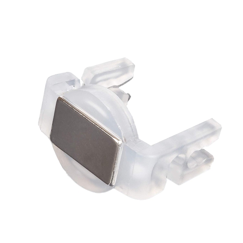 LightingByHHD C9 Magnetic Socket Clips – 25-Pack Christmas String Light Holders for Roof & Surface Mounting, White