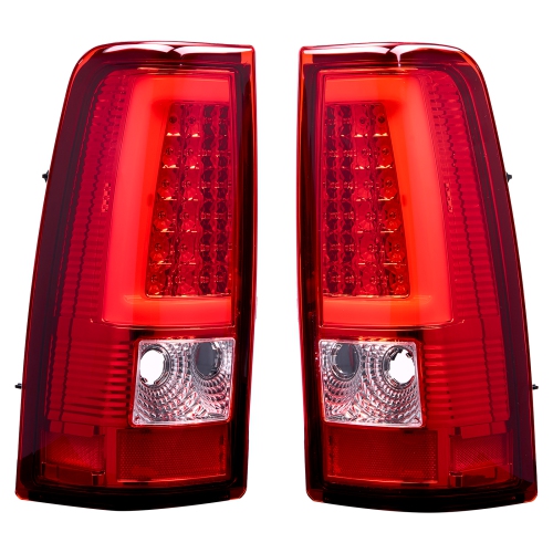 VEVOR 2PCS Tail Light Assembly Compatible with 2003-2006 Chevy Silverado 1500 1500 HD 2500 2500 HD 3500, 2007-2007 Chevy Classic, Side LED Taillight
