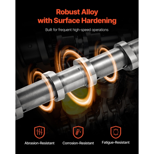 VEVOR Camshaft & Control Valve Kit, Cast Iron Engine Cam Replacement, Compatible with Audi & Volkswagen, Fits 1.8T/2.0T EA888 Engines, OE 06L109021H,