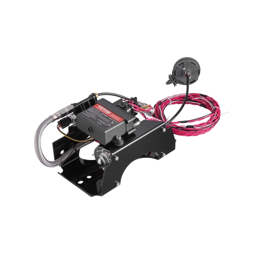 VEVOR 12V Air Shock Controller Kit, 100PSI Wireless On Board Air Compressor System, App or Remote Control Air Ride Suspension Compressor Kit with