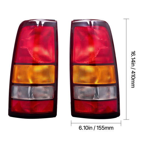 VEVOR 2PCS Tail Light Assembly Compatible with 1999-2003 Chevy Silverado 1999-2006 GMC Sierra 1500 1500 HD 2500 2500 HD 3500, 2007 GMC Sierra Classic