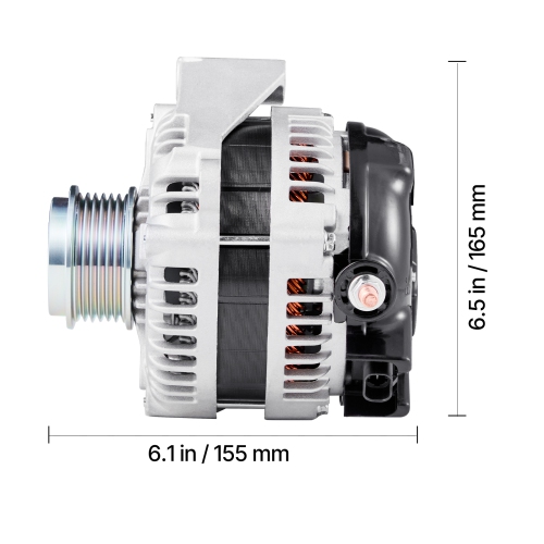 VEVOR 84143543 Car Alternator,for Chevy Express 2500 V6 4.3L, V8 6.0L 2018-2019,GMC Sierra 1500 2014-2016,Yukon 2015-2019,Replacement Alternator