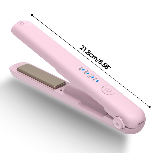 Fer plat sans fil, fer à friser portatif, outil de coiffure rechargeable USB pour les voyages et la maison