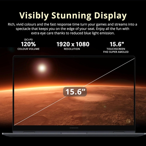 Samsung Galaxy Book 2-in-1 15.6" FHD Touchscreen Laptop, Intel Core i7 150U, 1.5TB Storage(512GB SSD+1TB Docking Station Set),16GB DDR5 RAM, Backlit