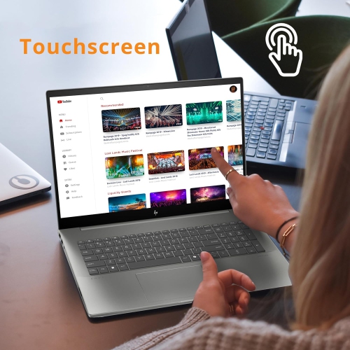 Refurbished - HP Envy 17.3" FHD Touchscreen Laptop, Intel Core Ultra 7 155U, 4TB PCle SSD, 64GB RAM, NVIDIA GeForce RTX 3050, Backlit Keyboard, Wi-Fi