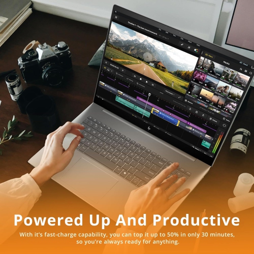 Refurbished - HP Envy 17.3" FHD Touchscreen Laptop, Intel Core Ultra 7 155U, 4TB PCle SSD, 64GB RAM, NVIDIA GeForce RTX 3050, Backlit Keyboard, Wi-Fi