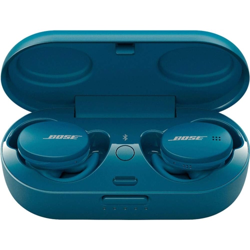 Écouteurs boutons sport de Bose - Écouteurs 100 % sans fil - Écouteurs Bluetooth pour l'entraînement et la course, Bleu Baltique