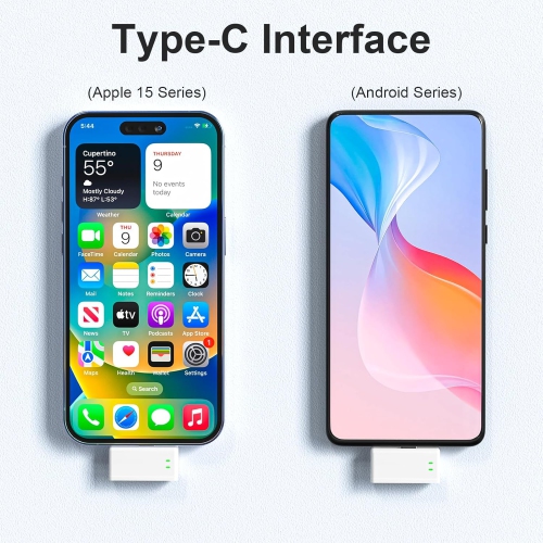 Micro-cravate sans fil compatible avec Android et iPhone 16, mini micro pour entrevue d'enregistrement vidéo de blogues vidéo, microphone sans fil à