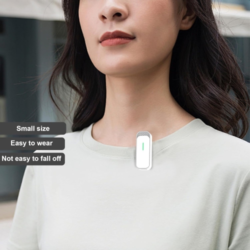 Micro-cravate sans fil compatible avec Android et iPhone 16, mini micro pour entrevue d'enregistrement vidéo de blogues vidéo, microphone sans fil à