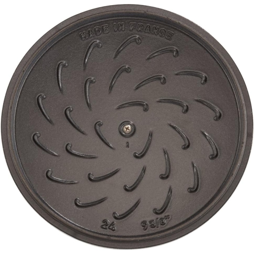 Staub Cast Iron Dutch Oven, 3.75Qt, serves 3-4, Made in France, White