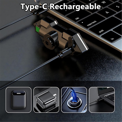 Turn signal taillight with wireless remote control, smart bicycle taillight with brake sensor function, suitable for cycling, and equipped with 6