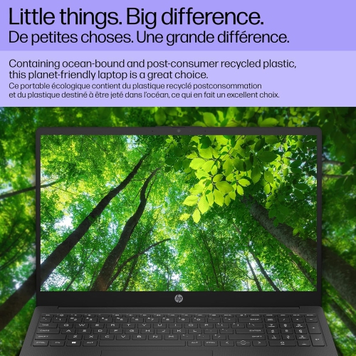 Neuf – HP 15,6" Full HD, 32 Go de RAM, graphiques Intel UHD, 256 Go = 128 Go UFS + 128 Go USB, Windows 11 + Office 365 + nouveau Copilot IA et
