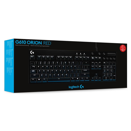 Refurbished - Logitech G610 Orion Backlit Mechanical Gaming Keyboard - Red Switches (920-007839)