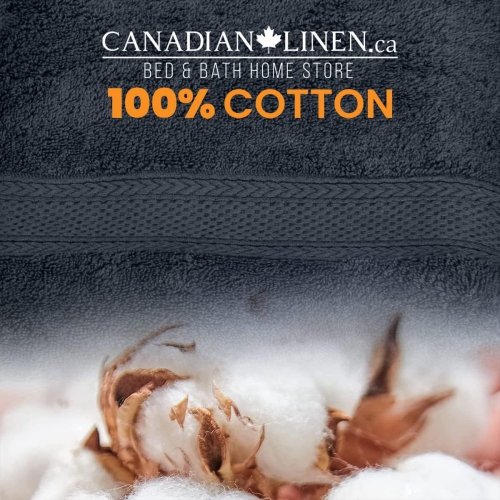 Canadian Linen Premium Bath Towels Set, 4 Pack, 26”x52” 500 GSM, Soft Absorbent Ring Spun Terry Cotton Lightweight Quick Dry Towels, Home Bathroom