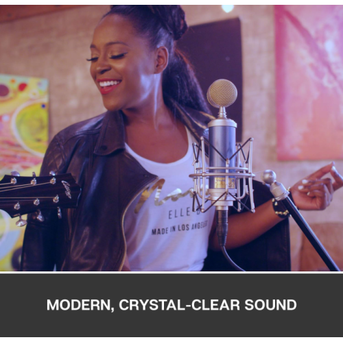 Refurbished - Logitech Blue Bluebird SL XLR Cardioid Condenser Microphone for Pro Recording, Streaming, Podcasting, Gaming, with Shockmount - Blue