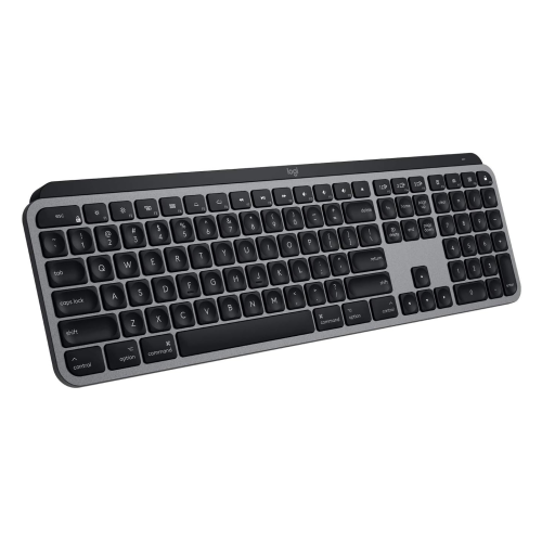 Refurbished - Logitech MX Keys Advanced Wireless Illuminated Keyboard for Mac, Backlit LED Keys, Bluetooth, USB-C, Metal Build, for macOS/iPadOS -