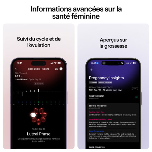 Anneau intelligent pour le sommeil et la mise en forme Ring Air d'Ultrahuman - Taille 7 - Rose doré
