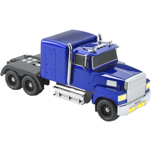 American Truck Model Bluetooth Replica Speaker – Portable HD Sound, TWS Stereo,FM Radio, LED Party Lights, Built-in Microphone Hands-Free,Surprise