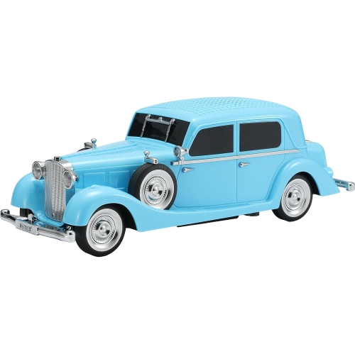 Classic Car Bluetooth Replica Speaker – Wireless HD Sound with FM Radio, TWS Stereo, LED Party Lights, Built-in Microphone Hands-Free Call, Surprise