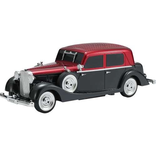 Classic Car Bluetooth Replica Speaker – Wireless HD Sound with FM Radio, TWS Stereo, LED Party Lights, Built-in Microphone Hands-Free Call, Surprise