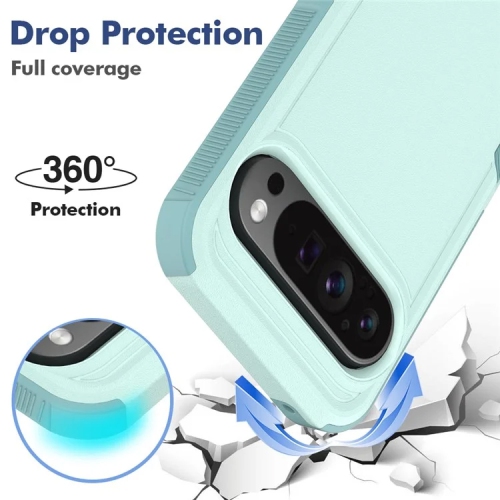 XCRS Google Pixel 10 et Pixel 10 Pro (2025) Étui double couche Comm robuste, robuste, Tuff Cover