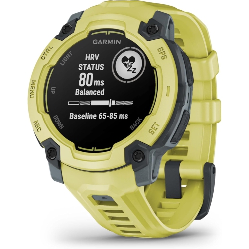 Garmin Instinct® E 45mm, Rugged Outdoor GPS Smartwatch, 24/7 Health Monitoring, Wrist-Based Heart Rate, Up to 16 Days of Battery Life, Electric Lime