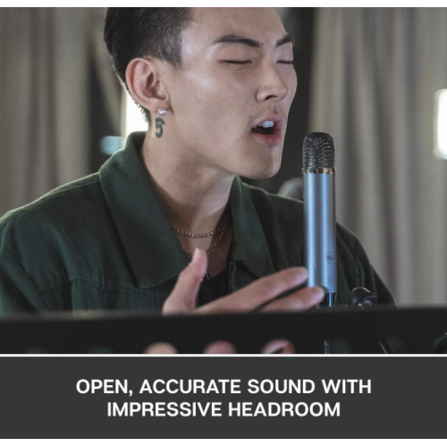 Remis à neuf - Microphone à condensateur XLR Blue Ember de Logitech pour studio, enregistrement, baladoémissions, microphone pour diffusion en