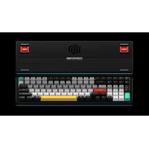 NuPhy Halo96 V2 RGB Low Profile Hotswap Wireless Mechanical Gaming Keyboard – 96% Layout, Lemon Switches – Compatible with Windows,iOS,macOS and