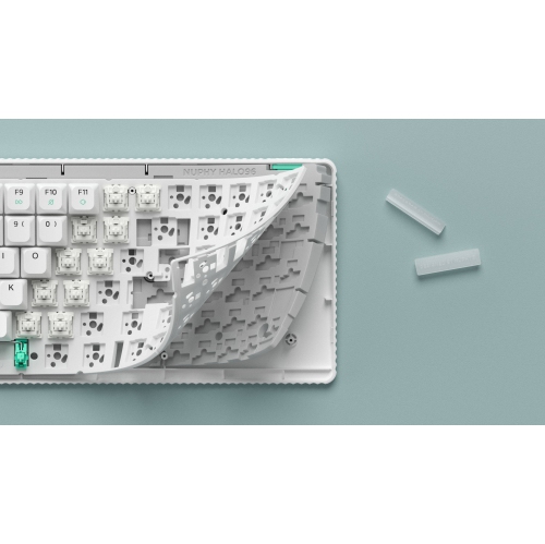 NuPhy Halo96 V2 RGB Low Profile Hotswap Wireless Mechanical Gaming Keyboard – 96% Layout, Lemon Switches – Compatible with Windows,iOS,macOS and