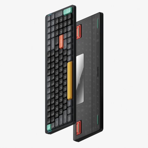 NuPhy Air96 V2 RGB Low Profile Hotswap Wireless Mechanical Gaming Keyboard – 96% Layout, Aloe Switches – Compatible with Windows,iOS,macOS and more,