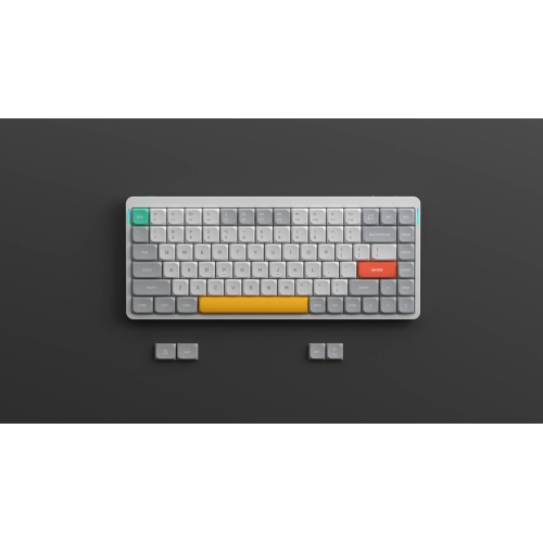 NuPhy Air75 V2 RGB Low Profile Hotswap Wireless Mechanical Gaming Keyboard – 75% Layout, Brown Switches – Compatible with Windows,iOS,macOS and more,