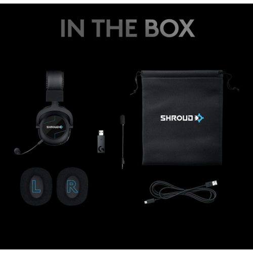Refurbished - Logitech G PRO X Wireless Lightspeed Gaming Headset - Shroud Edition (981-000956)