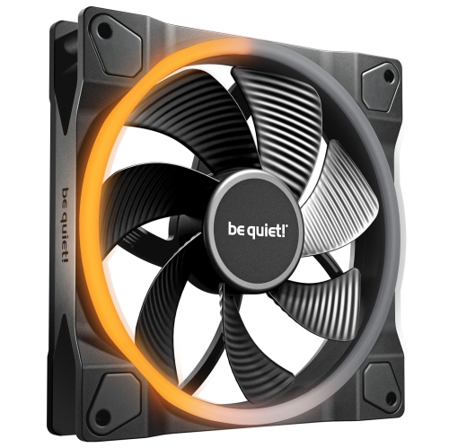 be quiet! Light Wings 140mm PWM Quiet PC Case Fan | Reverse Blade | Black | BL134
